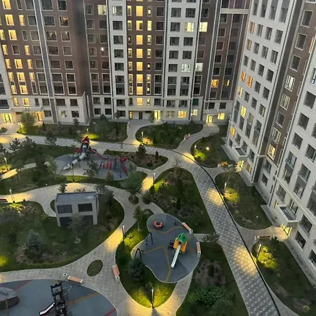 Апартаменты В Estet Almaty Exterior photo